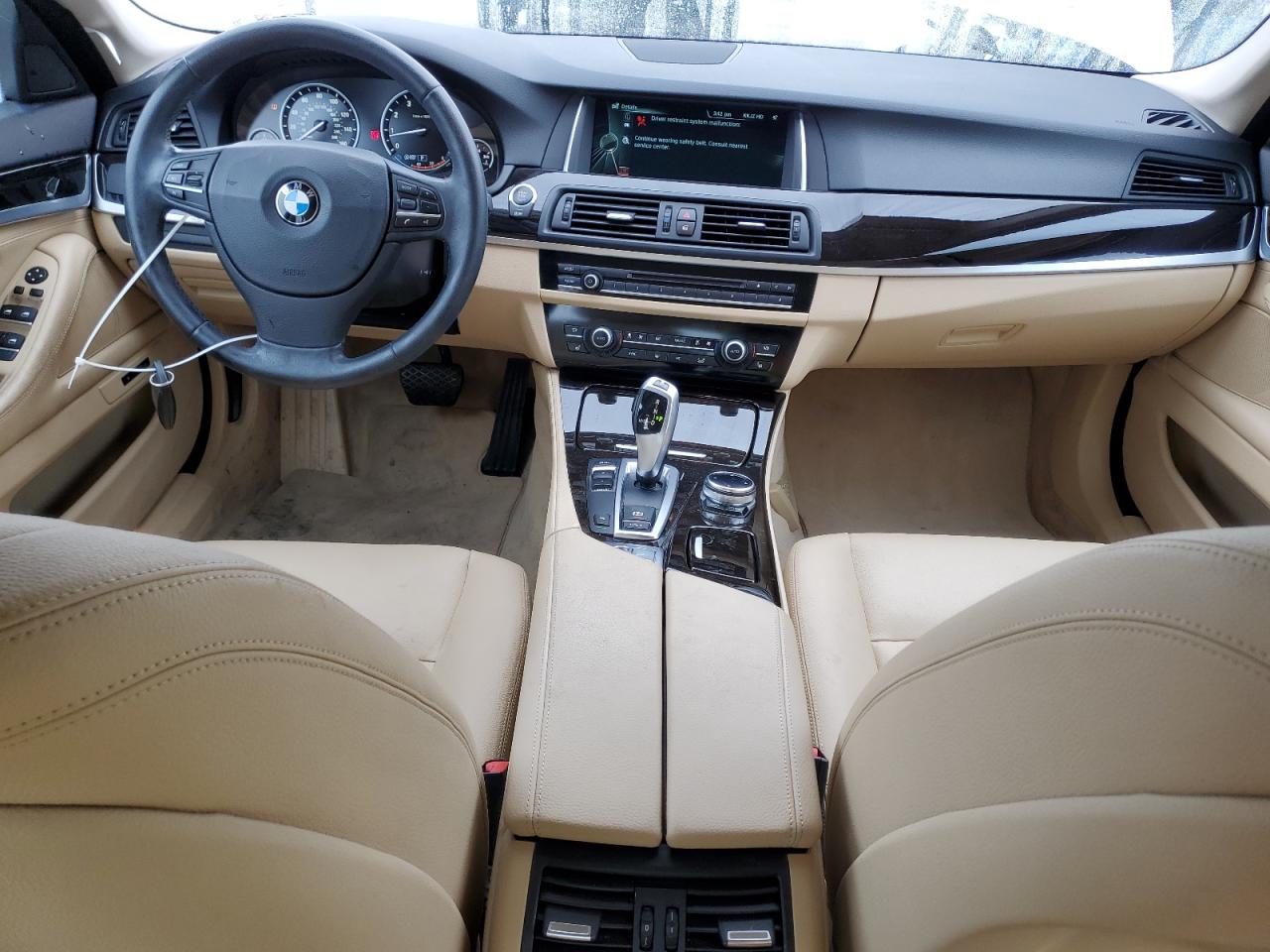 2014 BMW 5er VIN WBA5A5C57ED506929 Copart auction photo, all over / side damage thumbnail 8