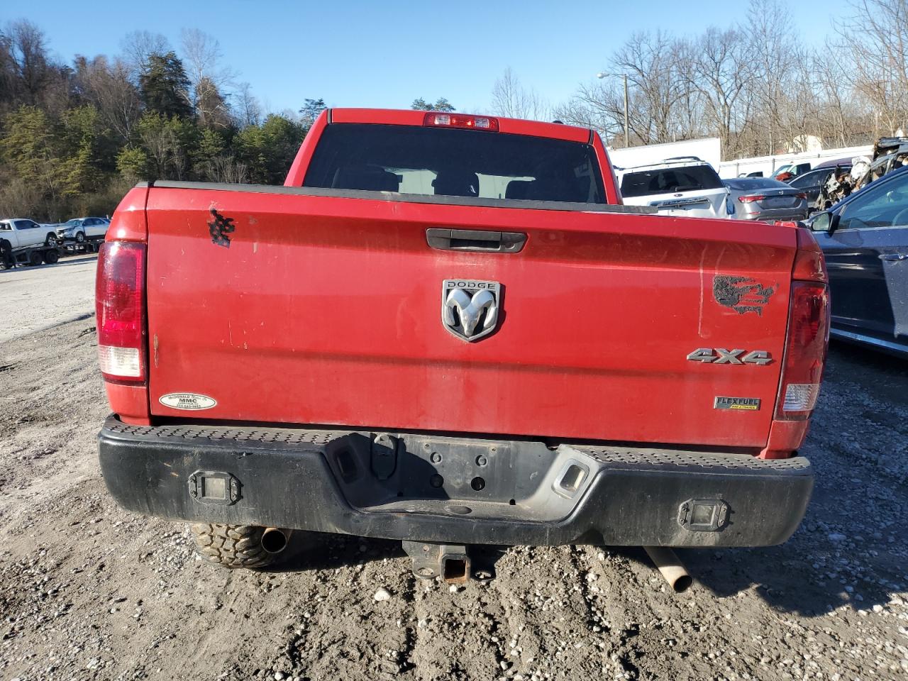 2010 Dodge RAM VIN 1D7RV1CP0AS210844 Copart auction photo, front end / rear end damage thumbnail 6