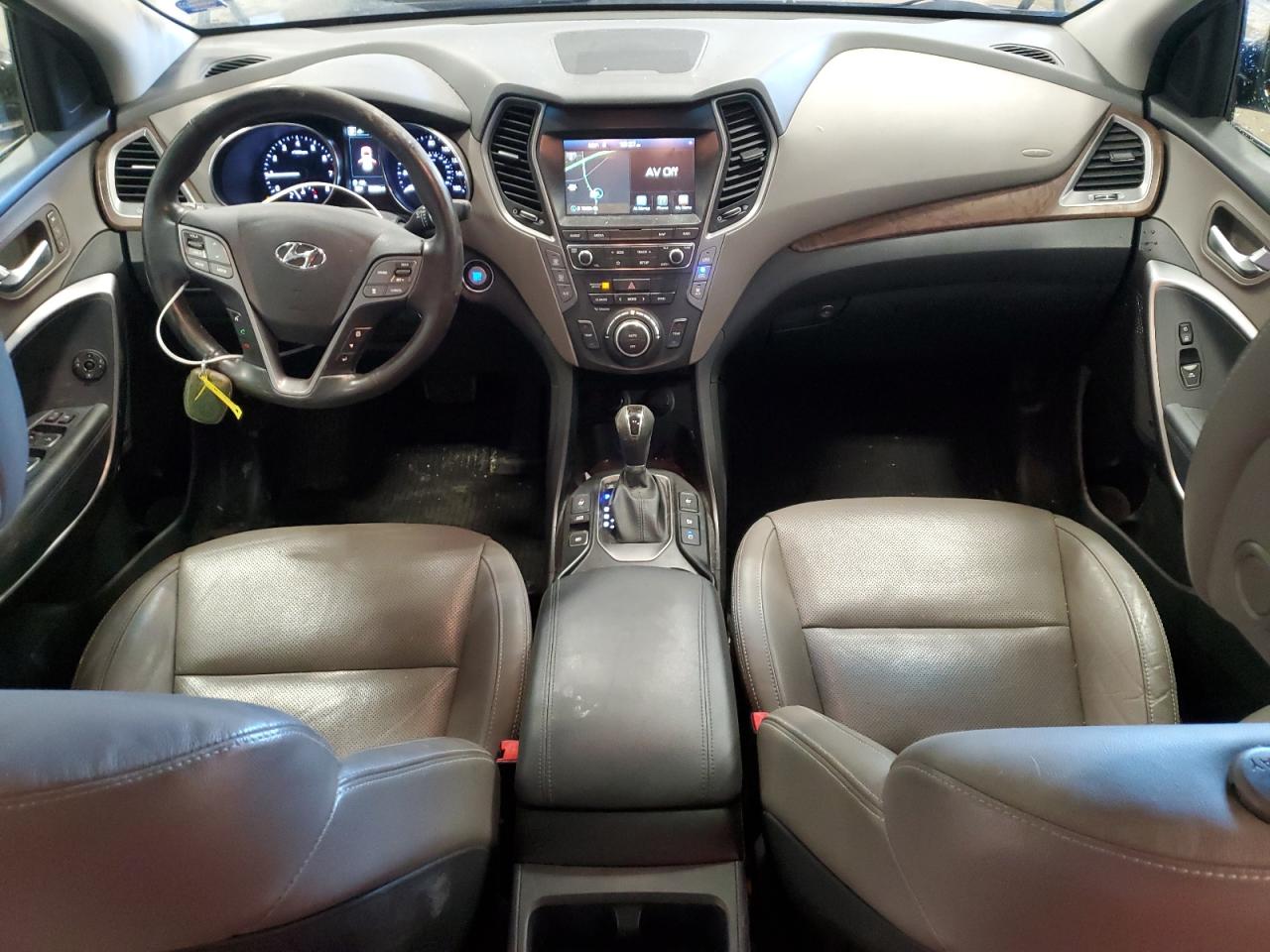 2019 Hyundai Santa Fe VIN KM8SRDHF9KU301033 Copart auction photo, front end damage thumbnail 8