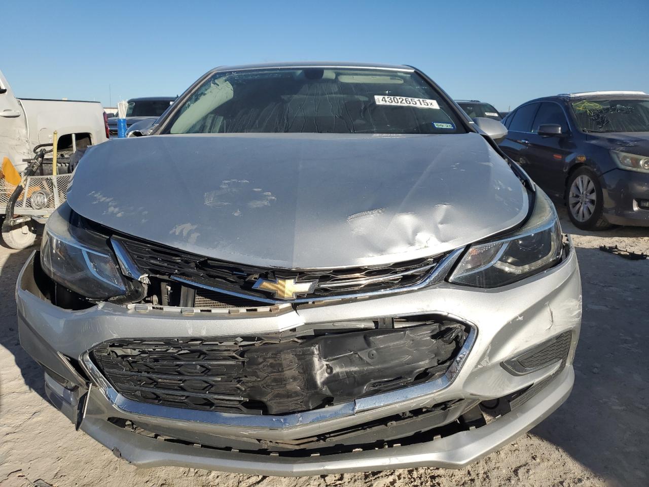 2018 Chevrolet Cruze VIN 1G1BF5SM6J7195320 Copart auction photo, front end damage thumbnail 5
