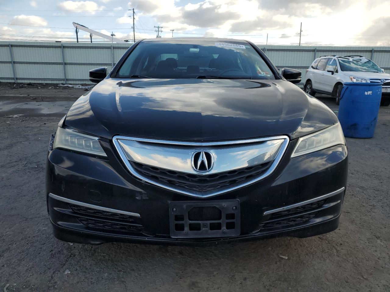 2015 Acura TLX VIN 19UUB1F31FA009605 Copart auction photo, side / front end damage thumbnail 5