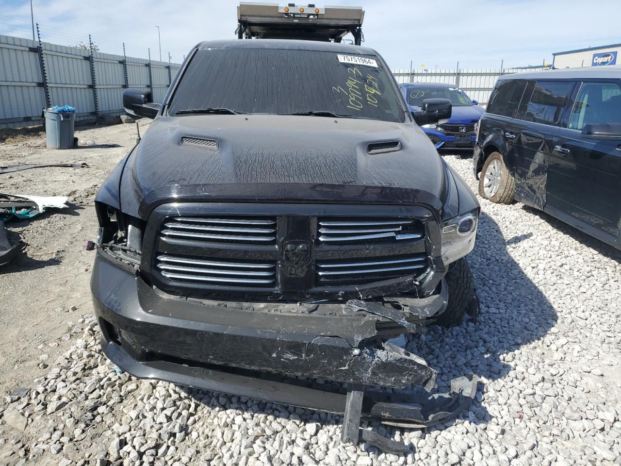 2016 RAM 1500 VIN 1C6RR7MT2GS349578 Copart auction photo, side damage thumbnail 5