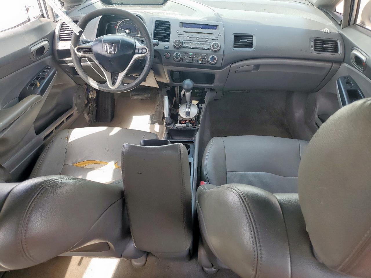 2010 Honda Civic VIN 2HGFA1F51AH318871 Copart auction photo, side / front end damage thumbnail 8
