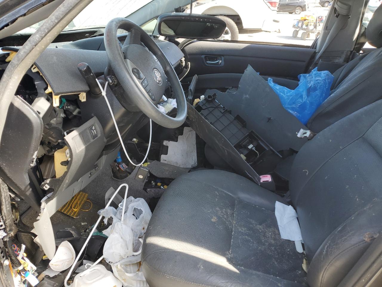 2007 Toyota Prius VIN JTDKB20U373222736 Copart auction photo, all over damage thumbnail 7