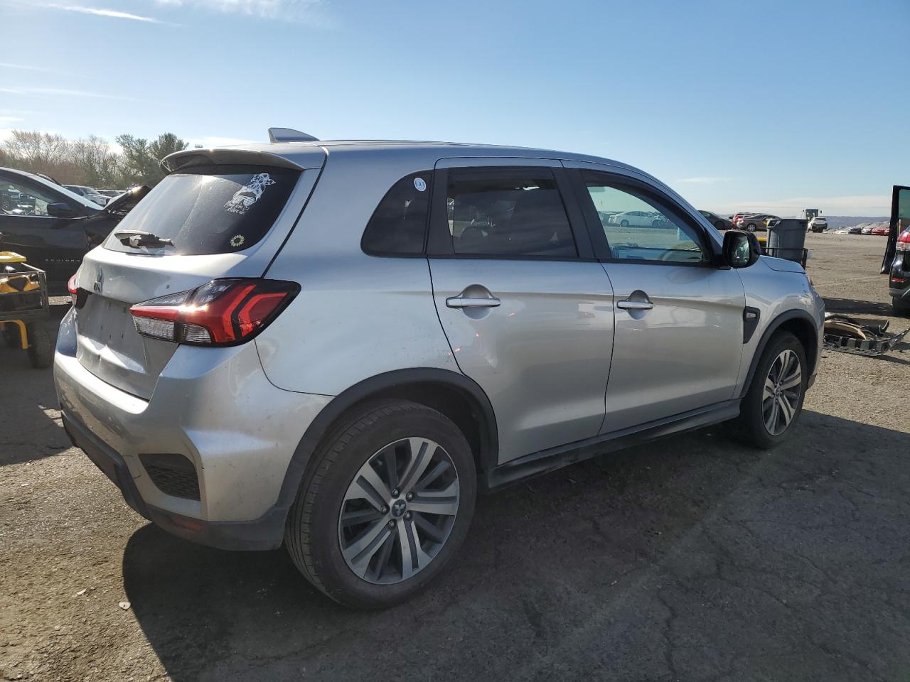 2020 Mitsubishi Outlander VIN JA4AP3AUXLU007838 Copart auction photo, front end / side damage thumbnail 3