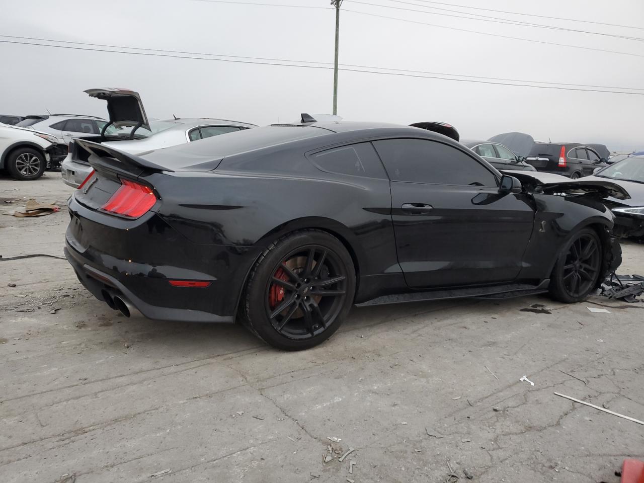 2020 Ford Mustang VIN 1FA6P8SJ9L5505512 Copart auction photo, front end damage thumbnail 3