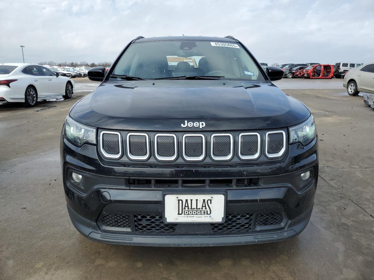 2022 Jeep Compass VIN 3C4NJDBB5NT152228 Copart auction photo, rear end damage thumbnail 5