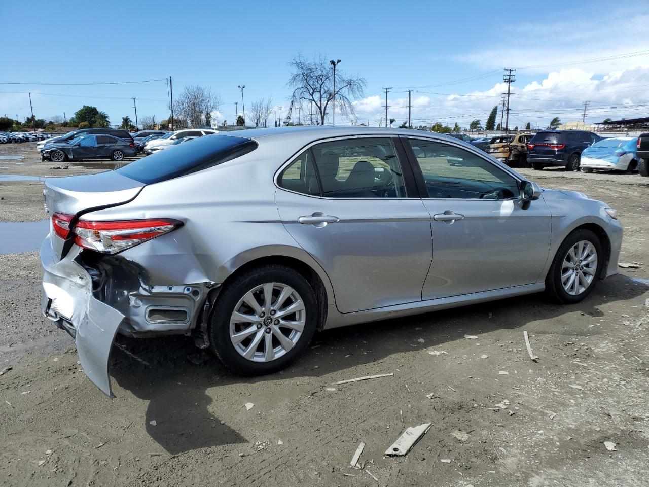 2018 Toyota Camry VIN JTNB11HK0J3015028 Copart auction photo, rear end damage thumbnail 3