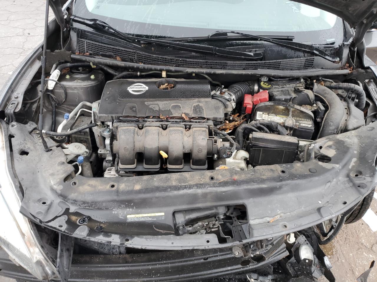 2015 Nissan Sentra VIN 3N1AB7AP1FY268057 Copart auction photo, front end / side damage thumbnail 11