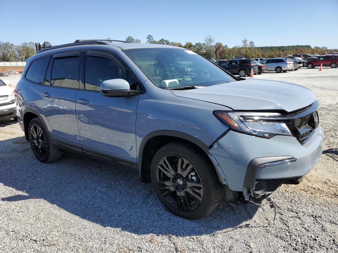 2022 Honda Pilot VIN 5FNYF6H73NB039423 Copart auction photo, front end damage thumbnail 4