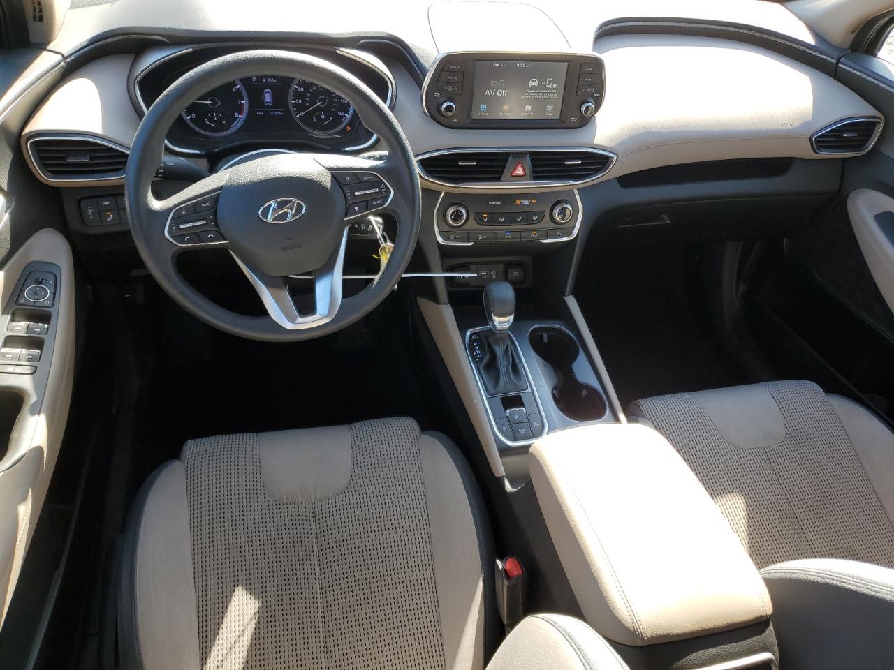 2019 Hyundai Santa Fe VIN 5NMS2CAD3KH053445 Copart auction photo, side damage thumbnail 8