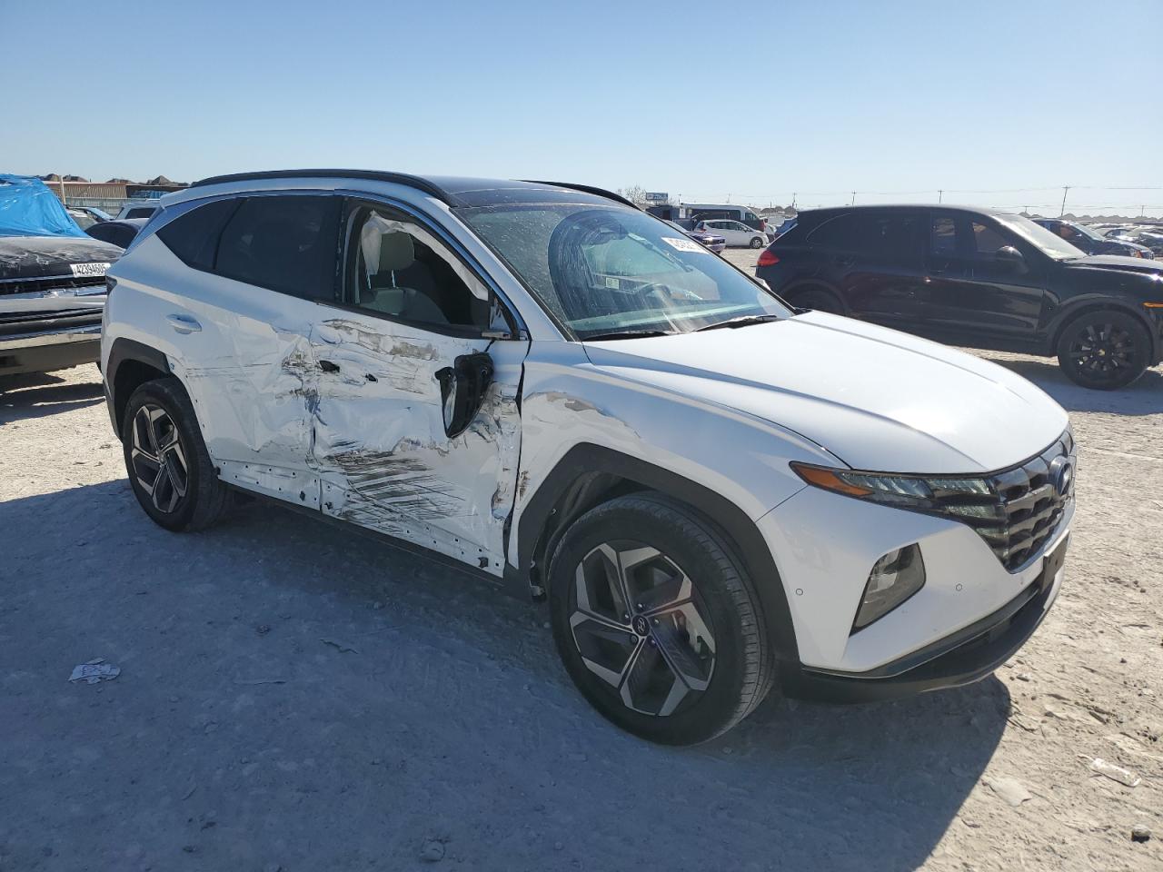 2024 Hyundai Tucson VIN 5NMJECDE4RH378221 Copart auction photo, side / minor dent/scratches damage thumbnail 4
