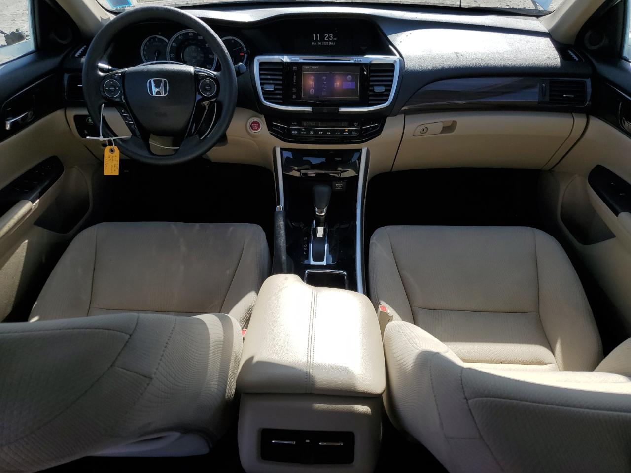 2017 Honda Accord VIN 1HGCR2F74HA278054 Copart auction photo, front end / top/roof damage thumbnail 8