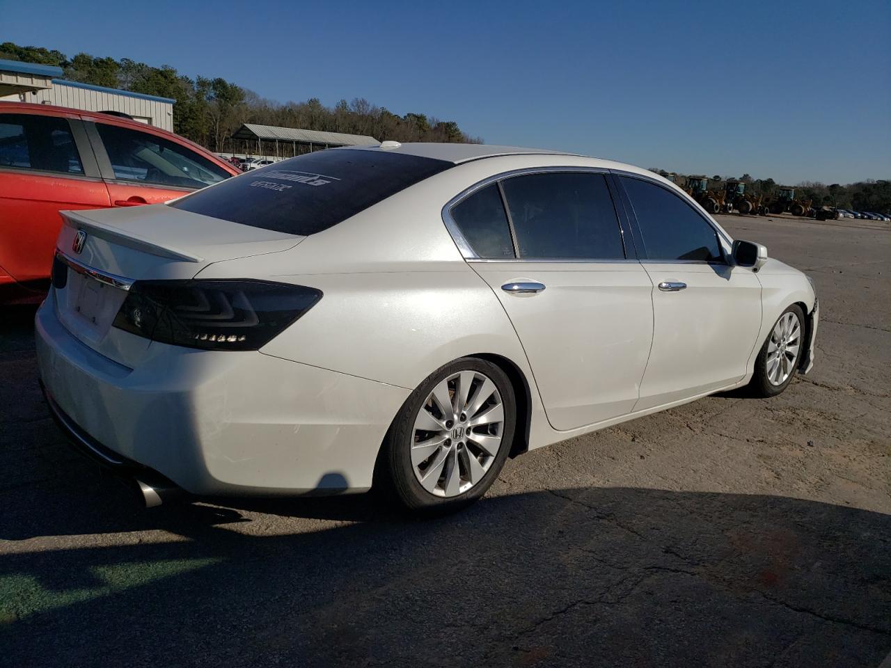 2013 Honda Accord VIN 1HGCR3F81DA001533 Copart auction photo, side damage thumbnail 3