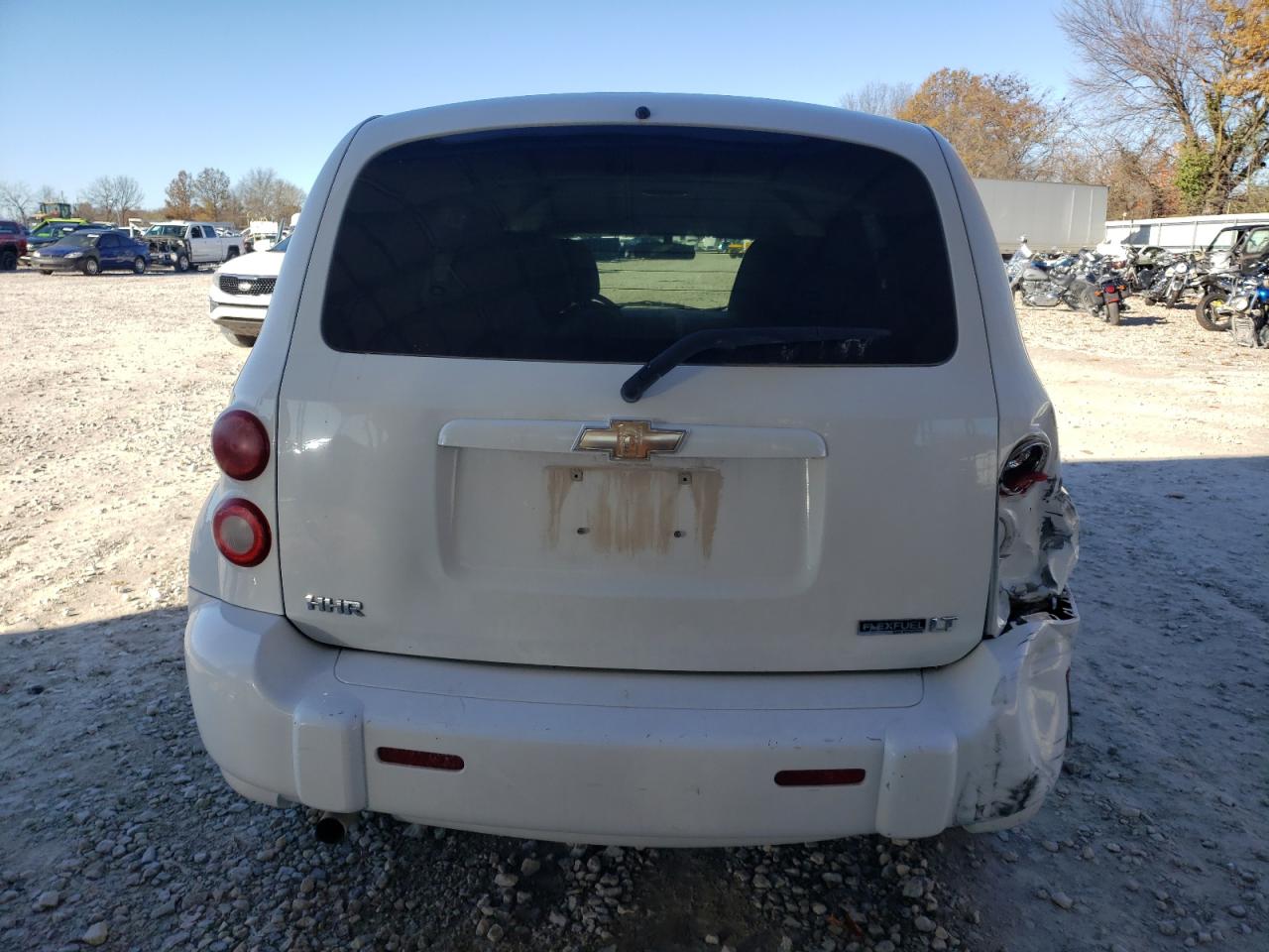 2011 Chevrolet HHR VIN 3GNBABFW1BS631081 Copart auction photo, rear end / hail damage thumbnail 6