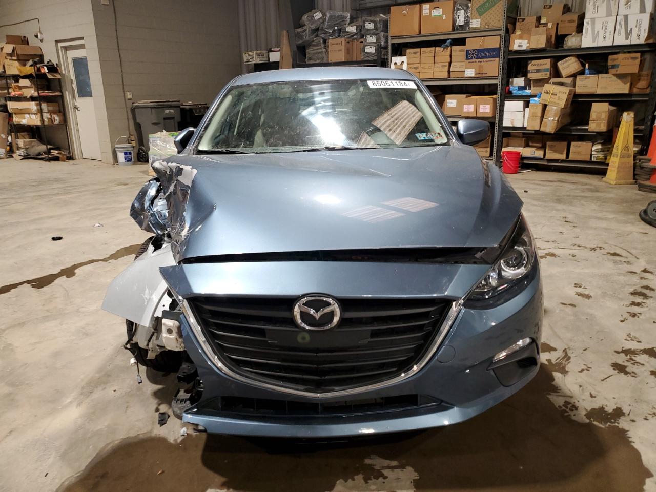 2016 Mazda 3 VIN JM1BM1T79G1326573 Copart auction photo, front end / side damage thumbnail 5