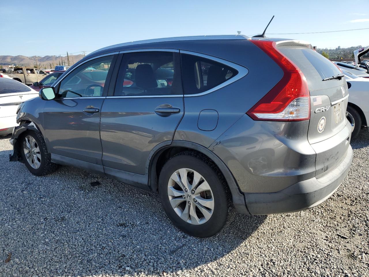 2012 Honda CR-V VIN JHLRM3H77CC009203 Copart auction photo, front end damage thumbnail 2