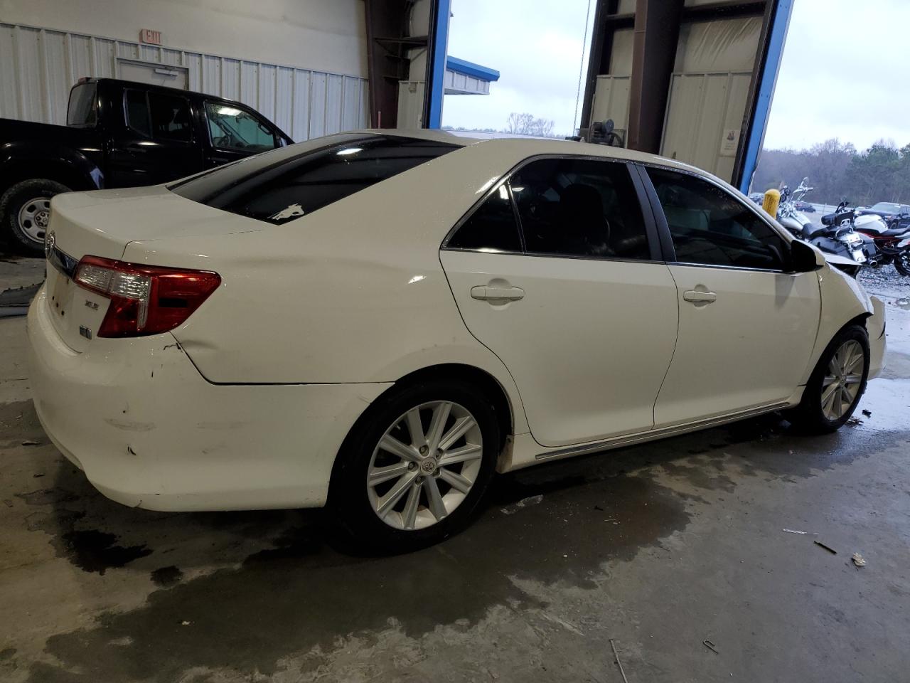 2013 Toyota Camry VIN 4T1BD1FK1DU068345 Copart auction photo, front end / rear end damage thumbnail 3