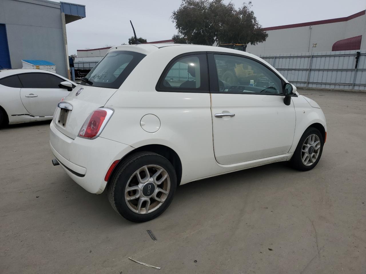 2013 Fiat 500 VIN 3C3CFFAR7DT736443 Copart auction photo, normal wear damage thumbnail 3