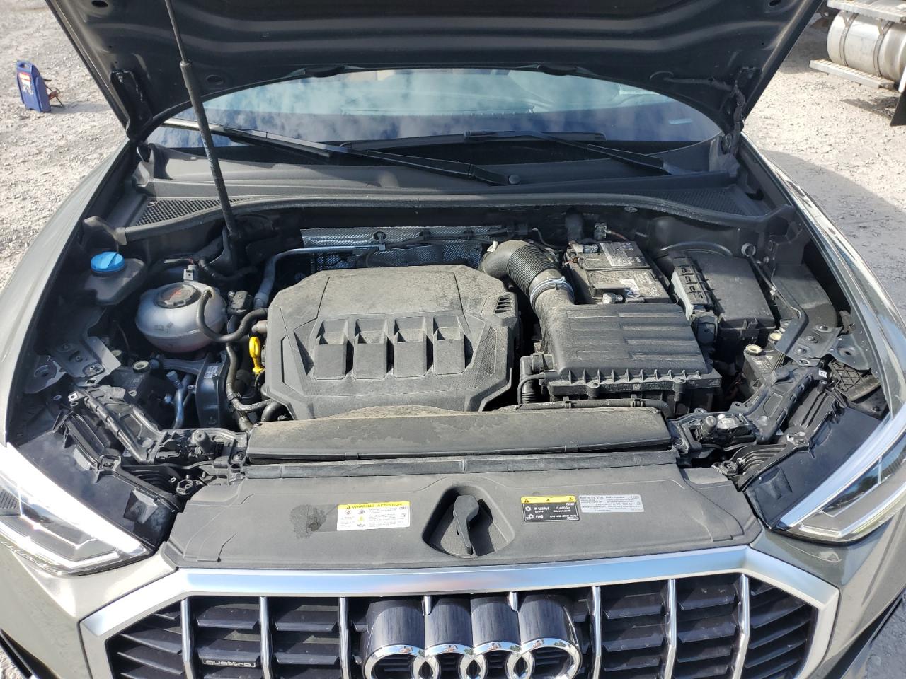 2022 Audi Q3 VIN WA1EECF36N1136364 Copart auction photo, rear end damage thumbnail 12