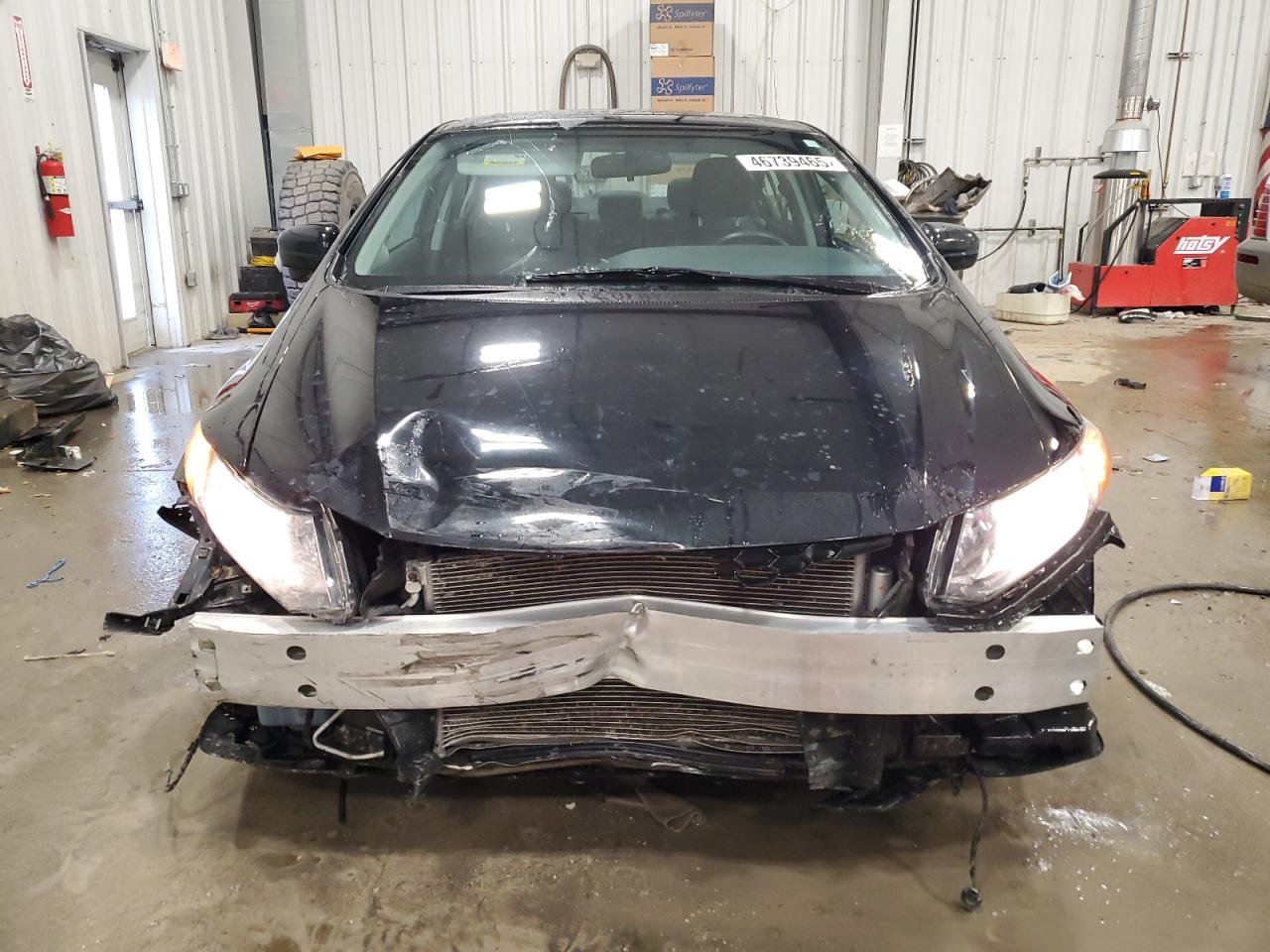 2015 Honda Civic VIN 2HGFB2F93FH535478 Copart auction photo, front end damage thumbnail 5