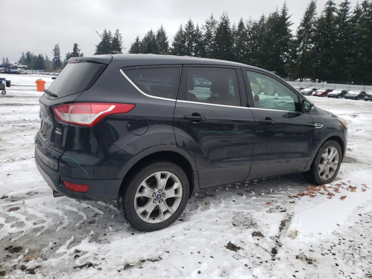 2013 Ford Escape VIN 1FMCU9H93DUA35831 Copart auction photo, side damage thumbnail 3