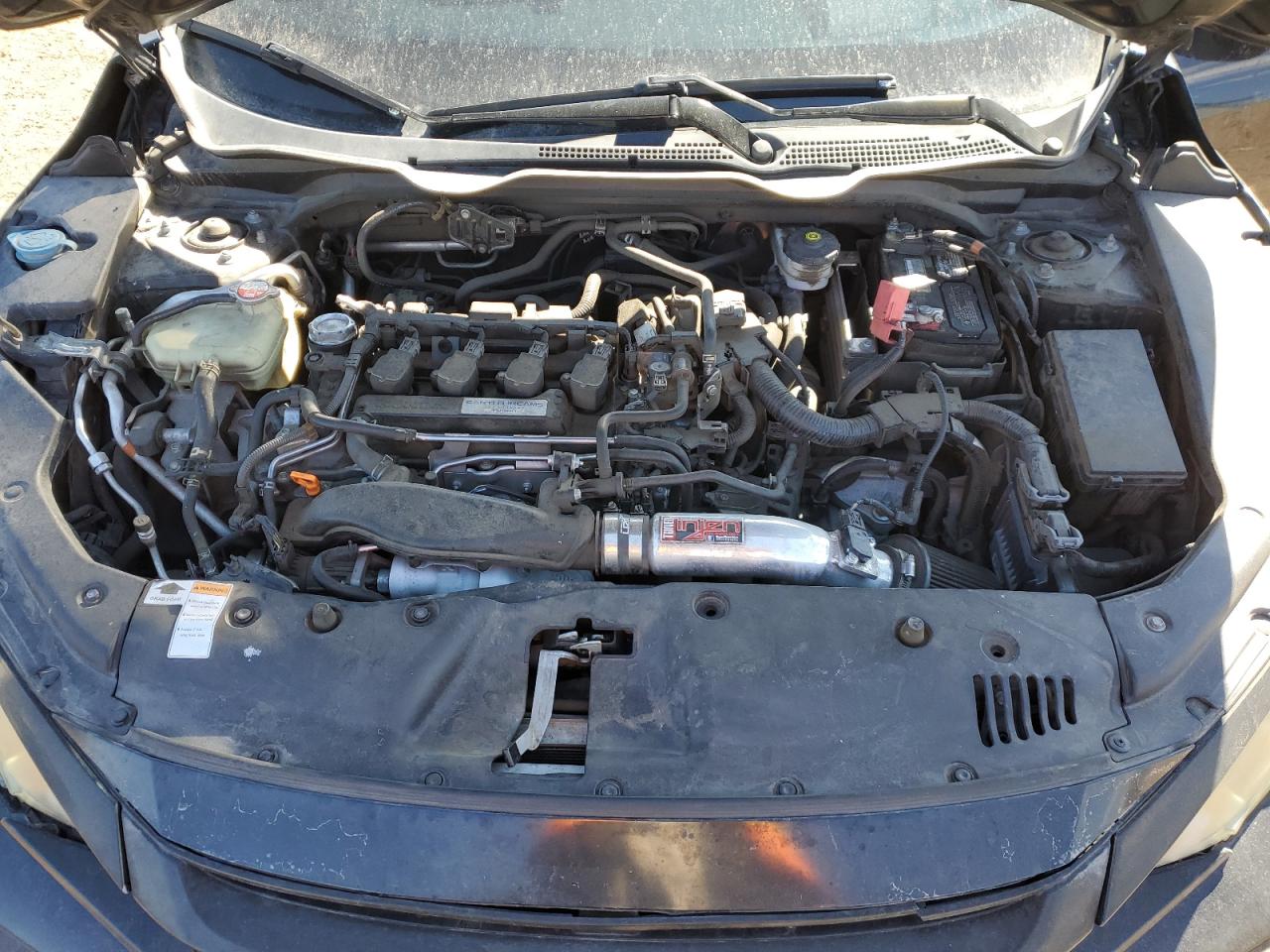 2016 Honda Civic VIN 19XFC1F79GE015450 Copart auction photo, front end / side damage thumbnail 11