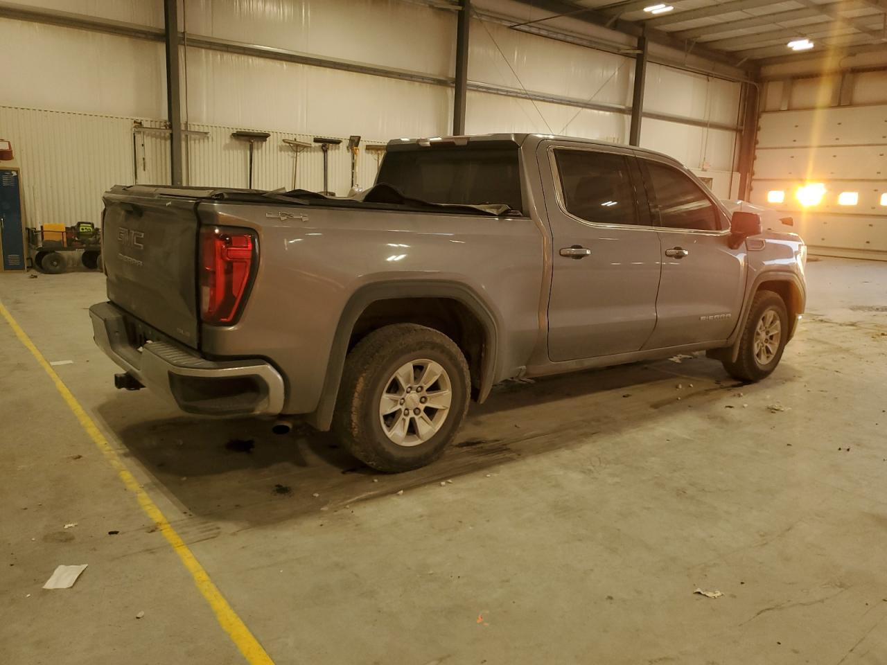 2020 GMC Sierra VIN 1GTP9BEK6LZ176349 Copart auction photo, front end / hail damage thumbnail 3