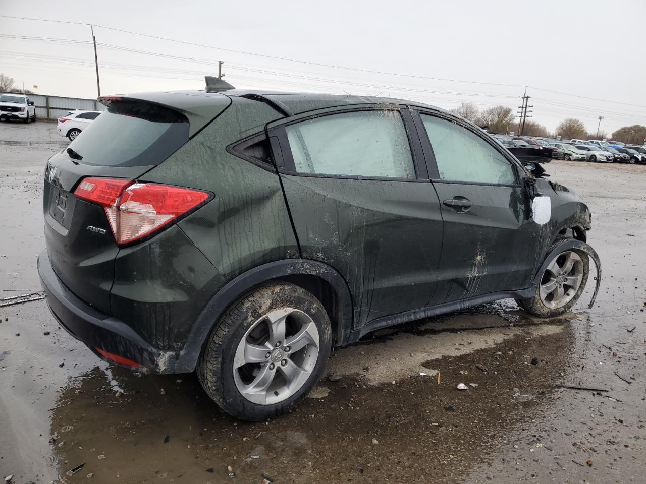 2016 Honda HR-V VIN 3CZRU6H36GM756611 Copart auction photo, rollover / undercarriage damage thumbnail 3