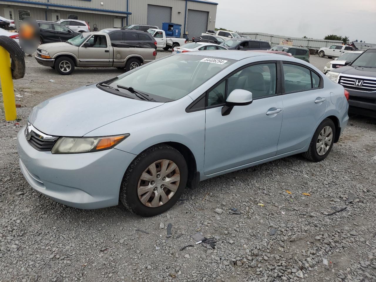 2012 Honda Civic VIN 19XFB2F57CE020633