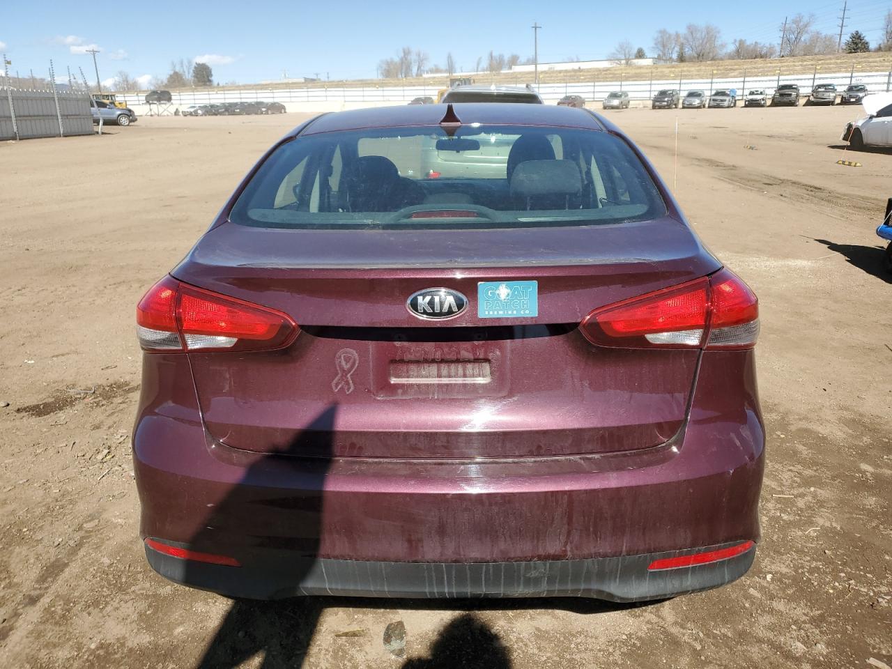 2017 KIA Forte VIN 3KPFK4A7XHE025479 Copart auction photo, undercarriage damage thumbnail 6