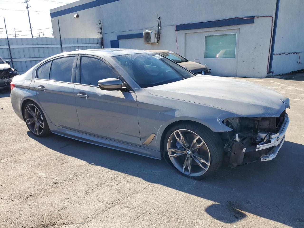 2020 BMW M5 VIN WBAJS7C07LCD45449 Copart auction photo, front end damage thumbnail 4