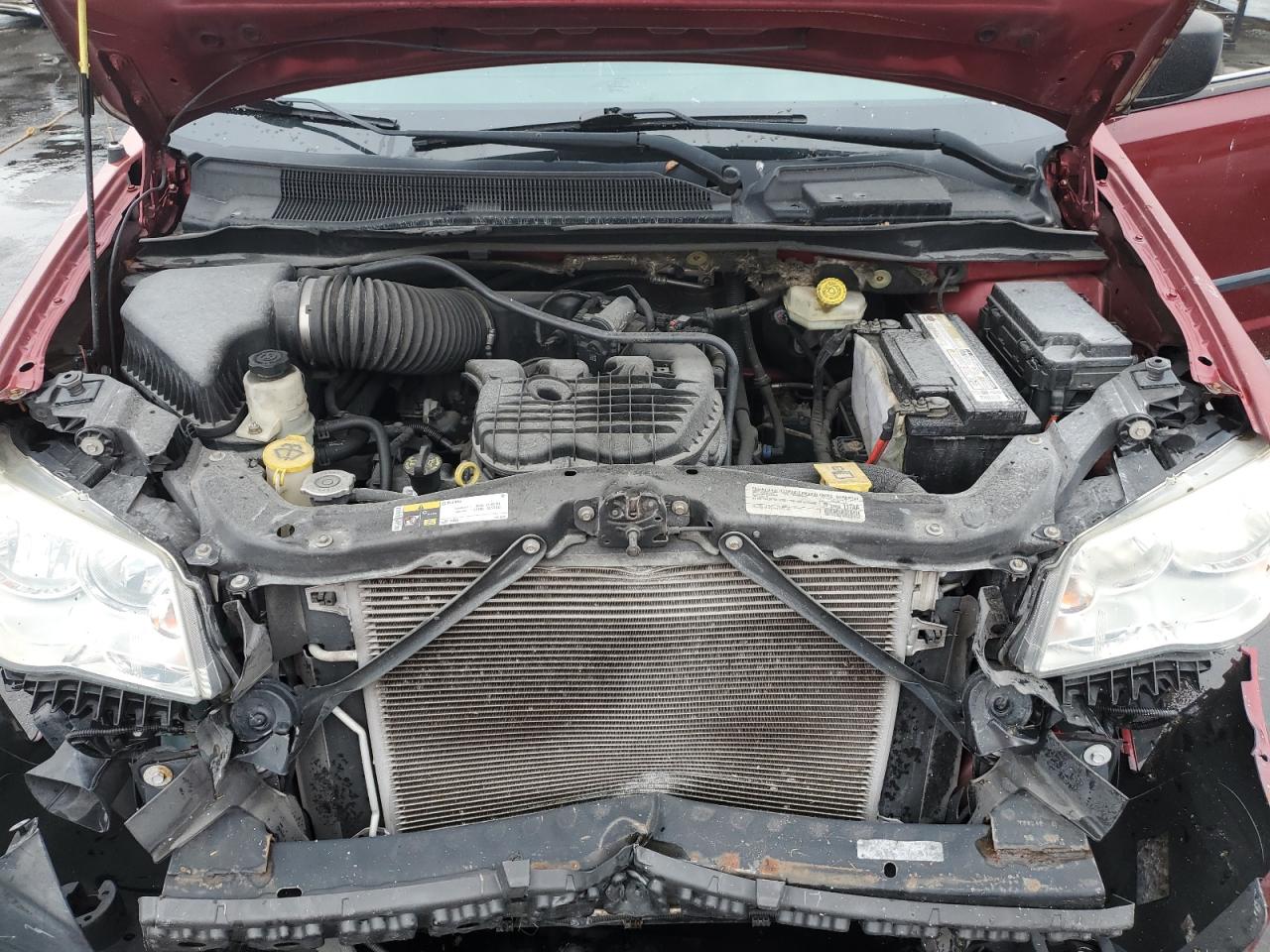 2015 Dodge Caravan VIN 2C4RDGBG4FR608200 Copart auction photo, front end damage thumbnail 12