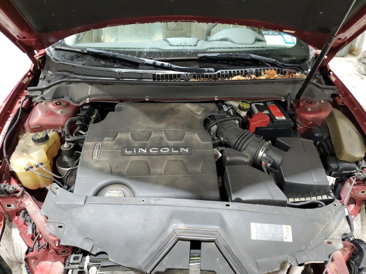 2013 Lincoln MKZ VIN 3LN6L2JK3DR809152 Copart auction photo, front end damage thumbnail 11