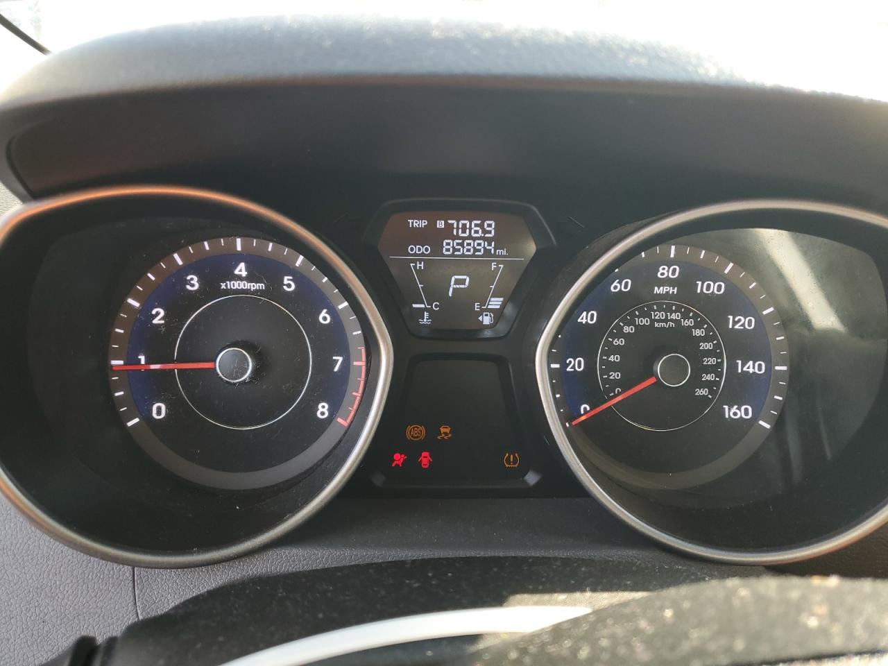 2012 Hyundai Elantra VIN 5NPDH4AE7CH095658 Copart auction photo, front end / minor dent/scratches damage thumbnail 9