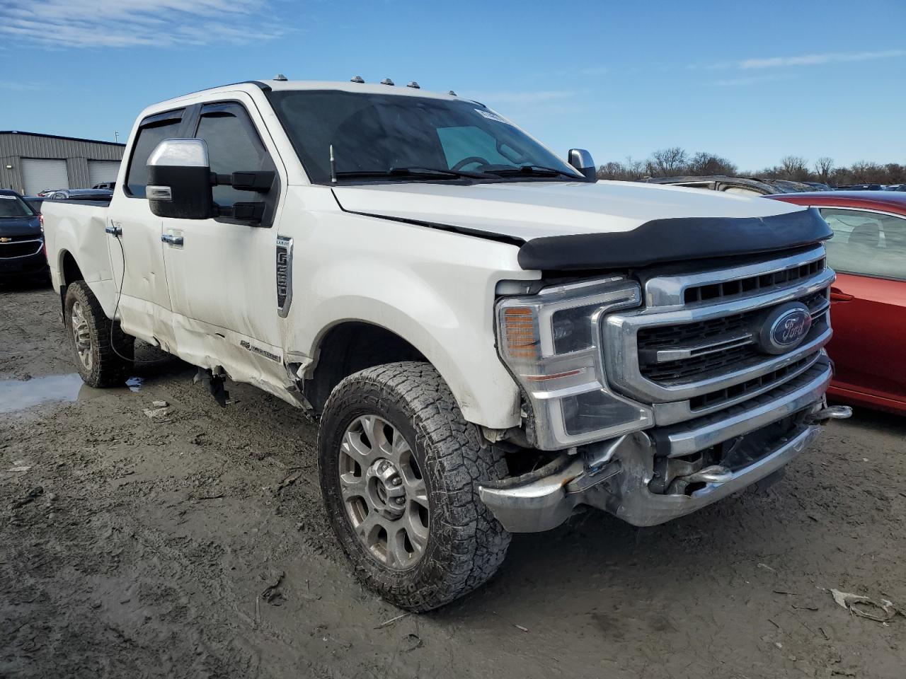 2021 Ford F350 VIN 1FT8W3BT6MEE15343 Copart auction photo, all over damage thumbnail 4