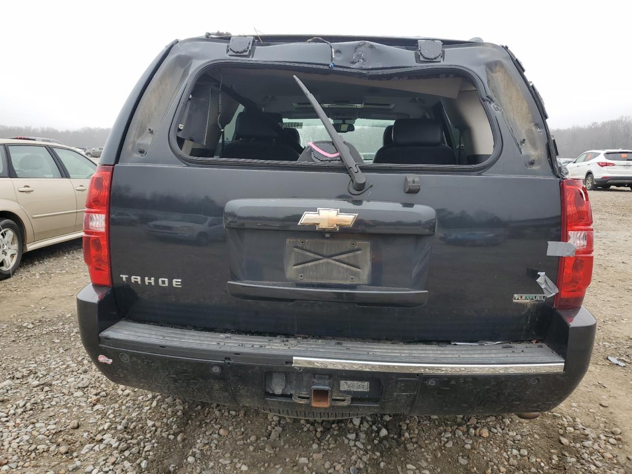 2010 Chevrolet Tahoe VIN 1GNUKCE08AR221923 Copart auction photo, rear end damage thumbnail 6