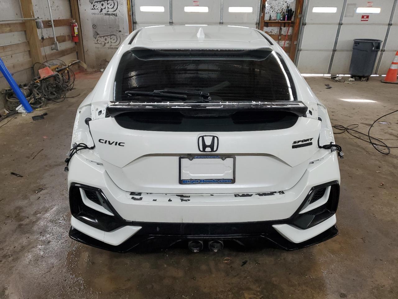 2019 Honda Civic VIN SHHFK7H9XKU224296 Copart auction photo, front end damage thumbnail 6
