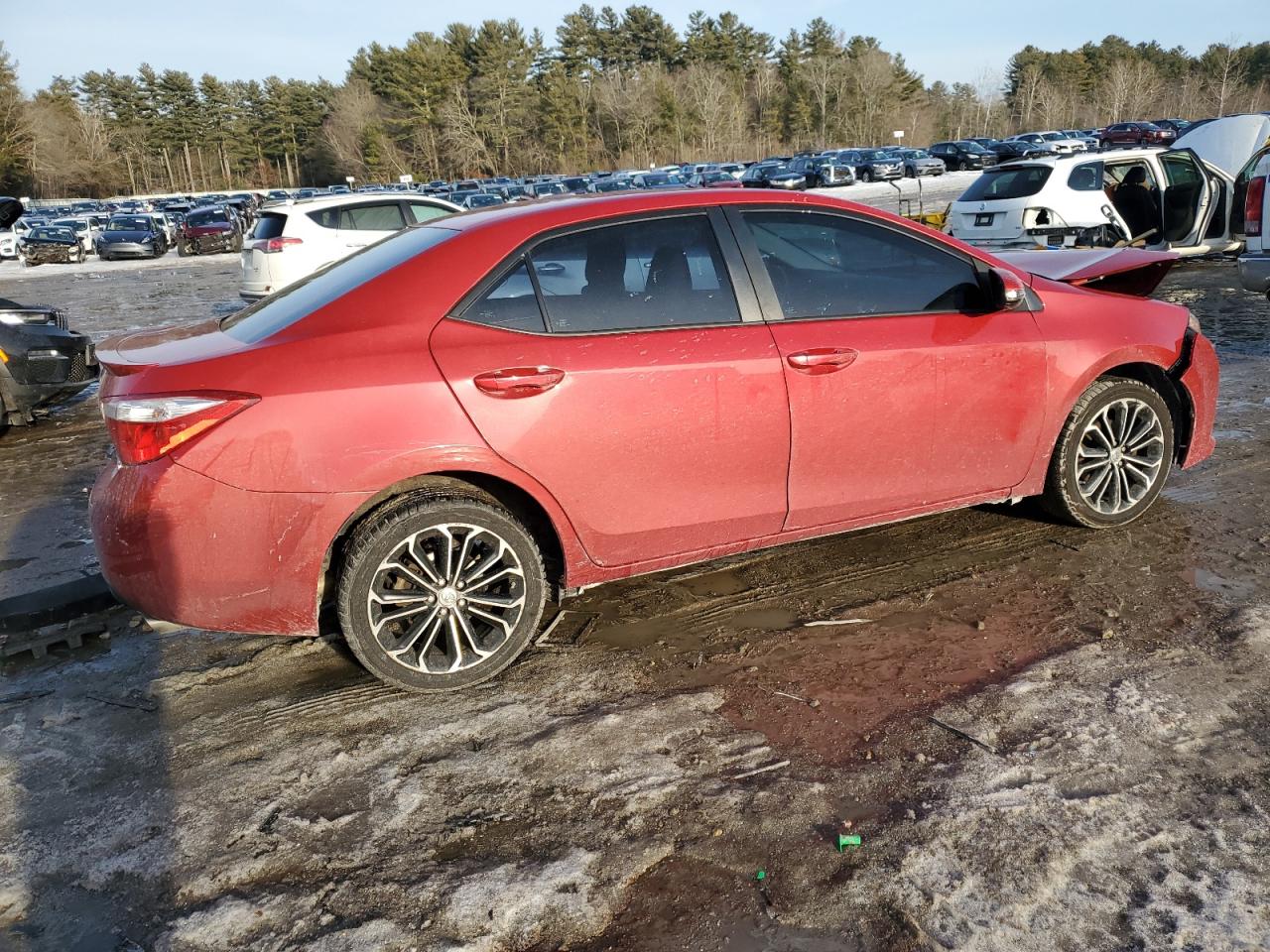 2016 Toyota Corolla VIN 2T1BURHE1GC636492 Copart auction photo, front end damage thumbnail 3