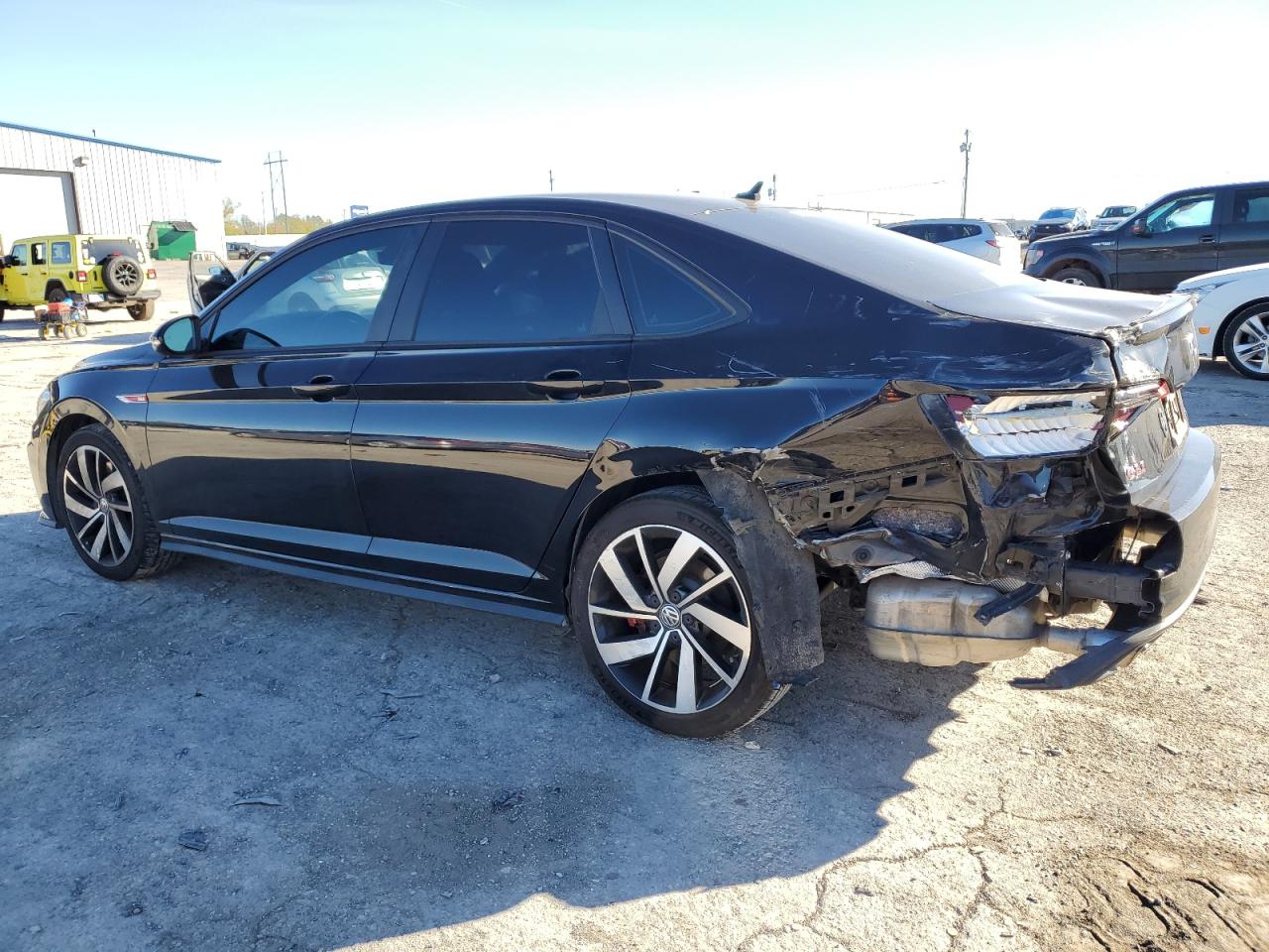 2019 Volkswagen Jetta VIN 3VW6T7BU0KM198893 Copart auction photo, rear end / minor dent/scratches damage thumbnail 2