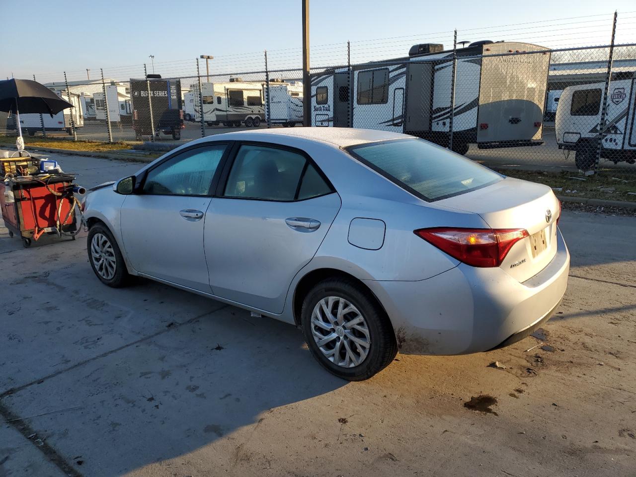 2019 Toyota Corolla VIN 2T1BURHE3KC242050 Copart auction photo, front end damage thumbnail 2