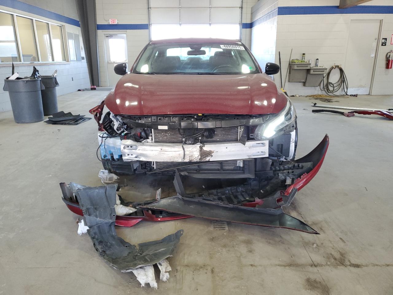 2021 Nissan Altima VIN 1N4BL4CV0MN421214 Copart auction photo, front end / side damage thumbnail 5