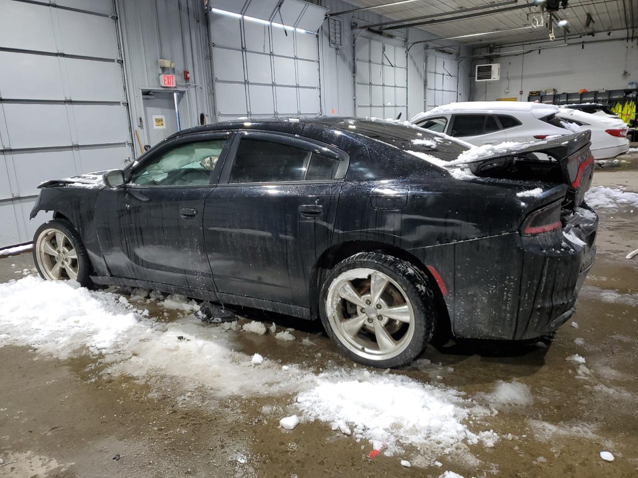 2016 Dodge Charger VIN 2C3CDXKTXGH348335 Copart auction photo, front end / rear end damage thumbnail 2