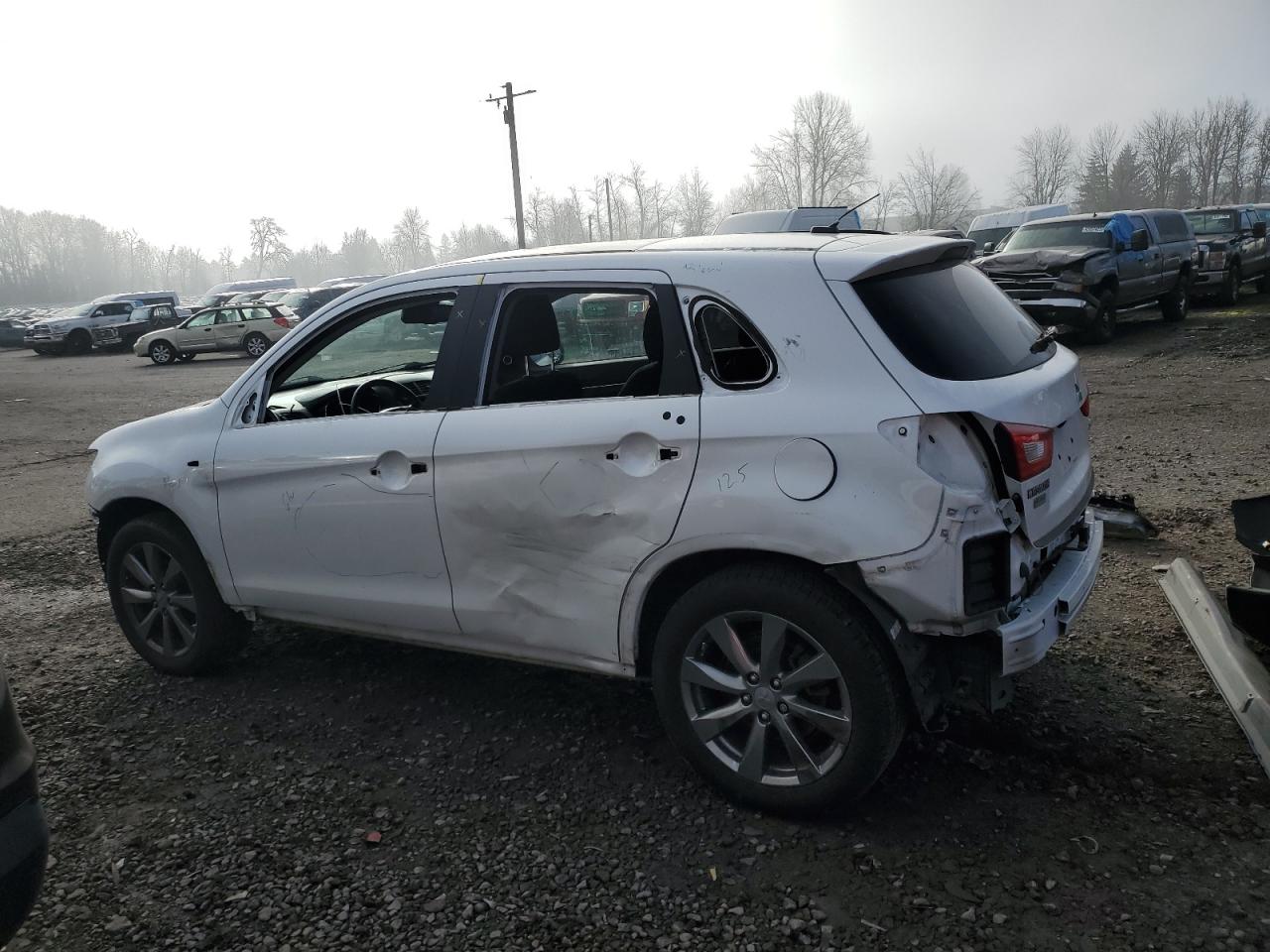 2013 Mitsubishi Outlander VIN 4A4AP5AU1DE022556 Copart auction photo, side / front end damage thumbnail 2