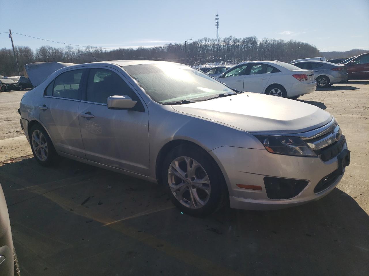 2012 Ford Fusion VIN 3FAHP0HA9CR308919 Copart auction photo, rear end / minor dent/scratches damage thumbnail 4