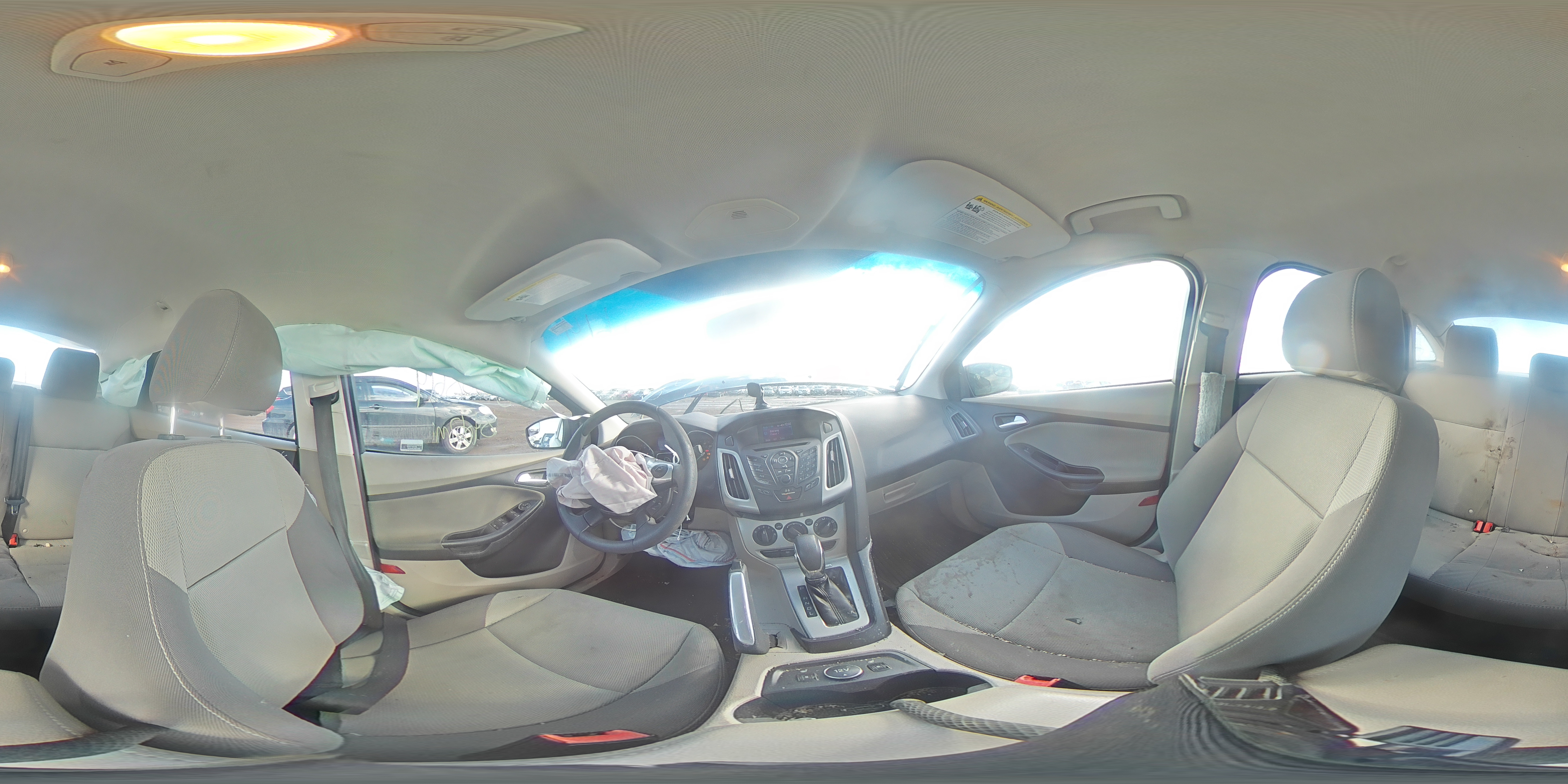 2013 Ford Focus VIN 1FADP3F25DL168377 Copart auction photo, all over / undercarriage damage thumbnail 15