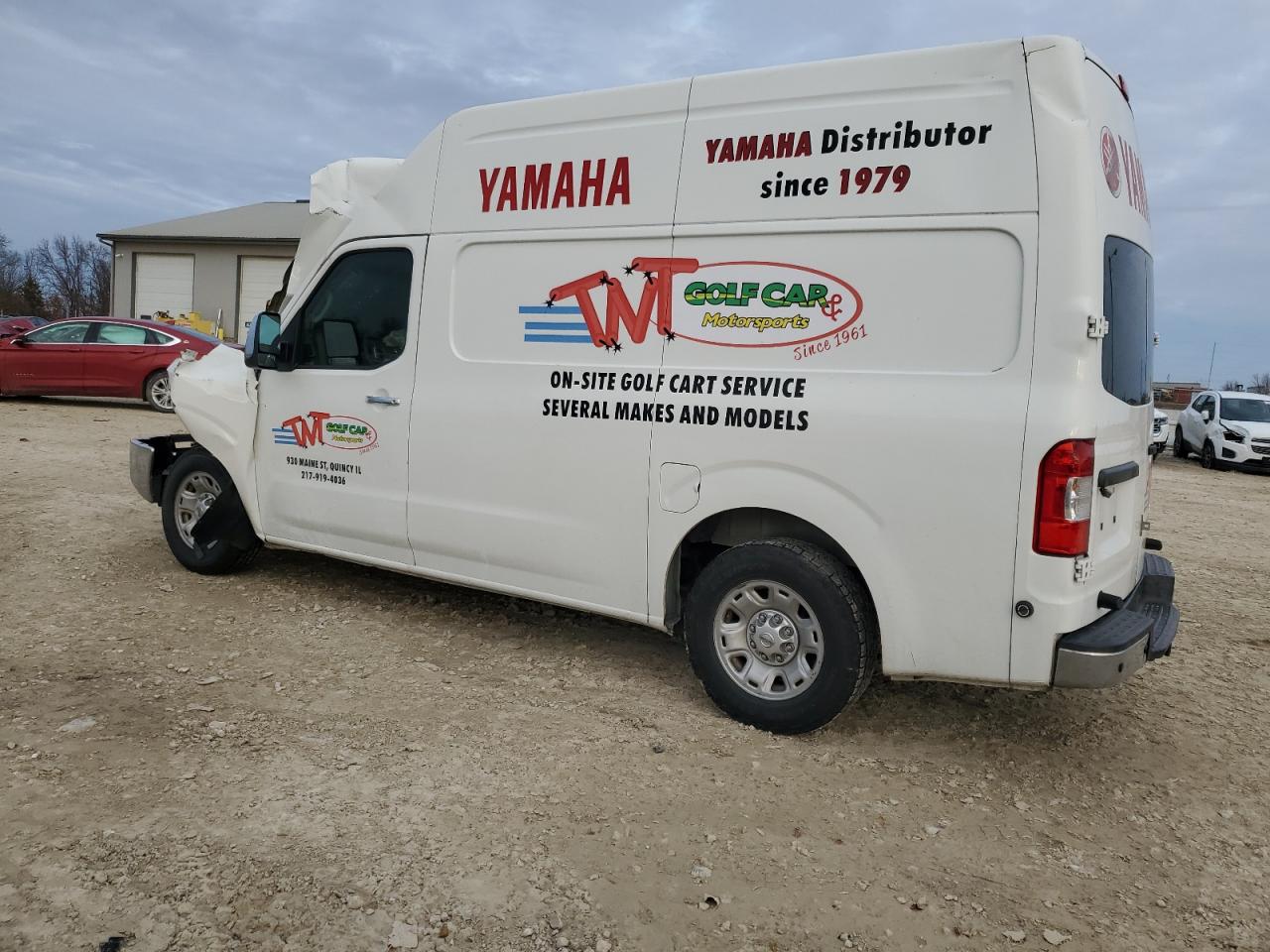 2012 Nissan NV VIN 1N6BF0LY7CN109102 Copart auction photo, front end damage thumbnail 2