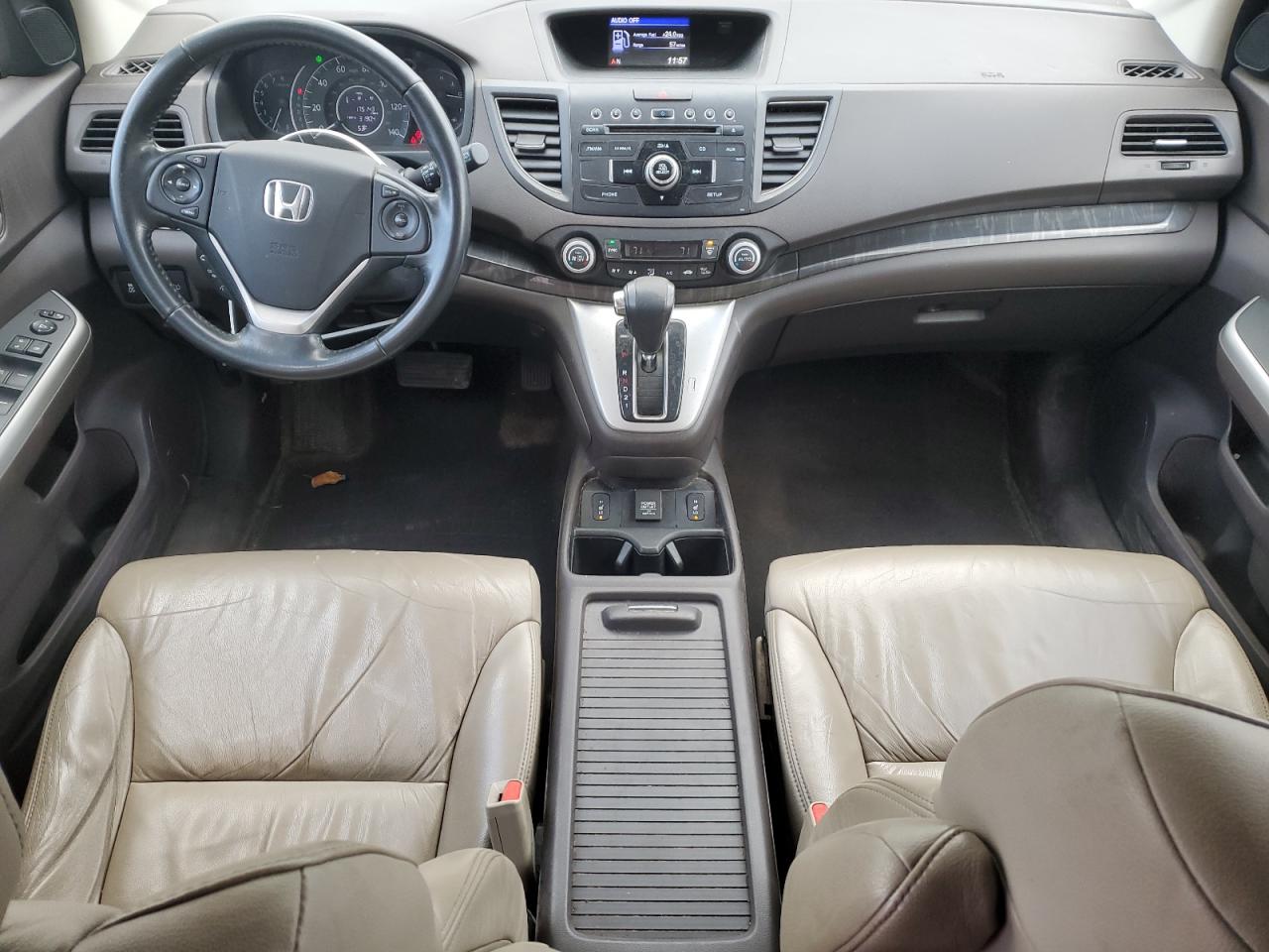 2014 Honda CR-V VIN 2HKRM4H79EH622076 Copart auction photo, front end / side damage thumbnail 8