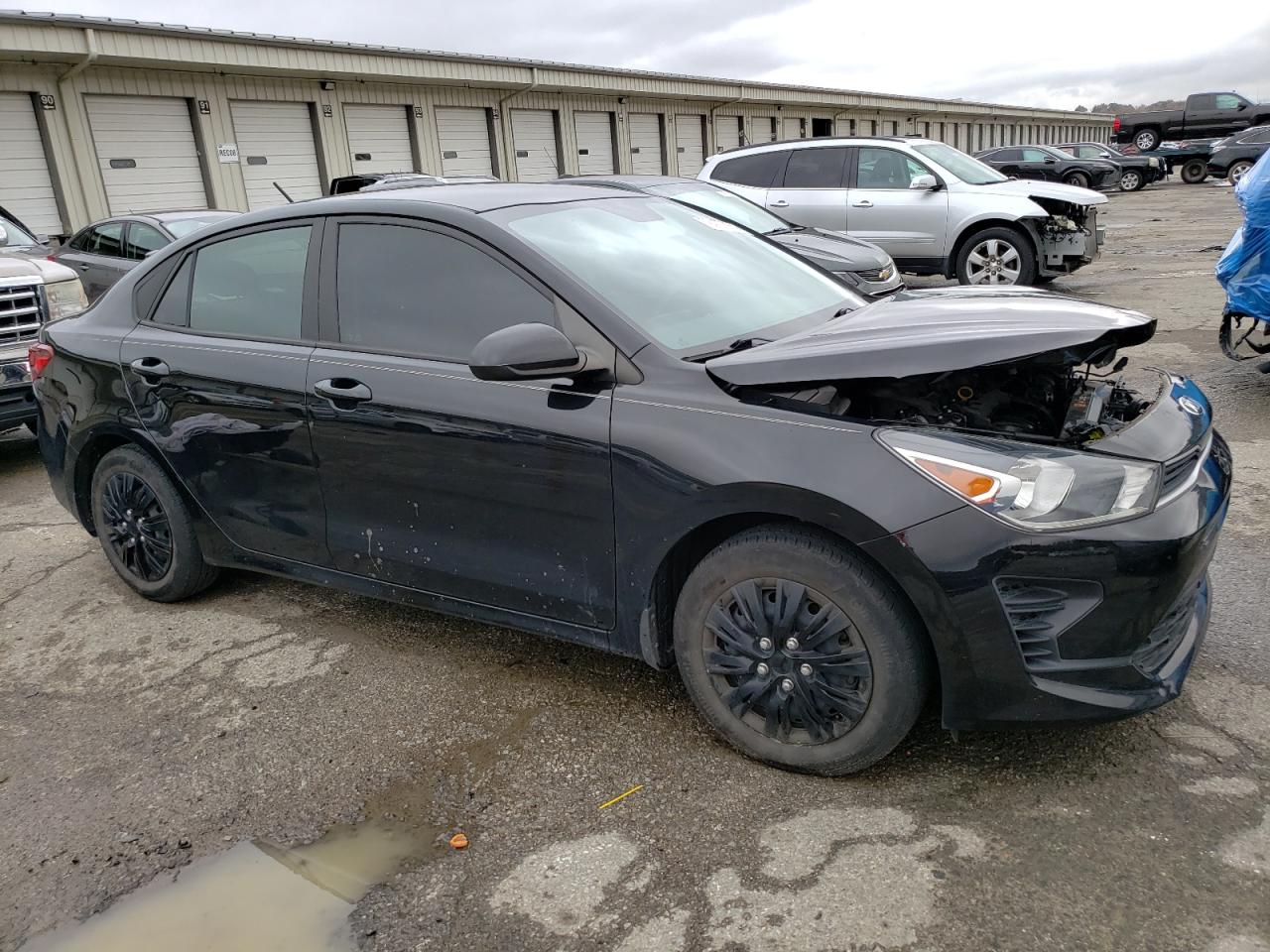 2021 KIA Rio VIN 3KPA24AD6ME382636 Copart auction photo, front end damage thumbnail 4