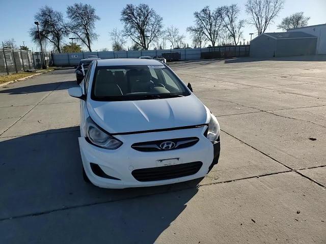 2013 Hyundai Accent VIN KMHCT4AE2DU274722 Copart auction photo, front end / side damage thumbnail 10
